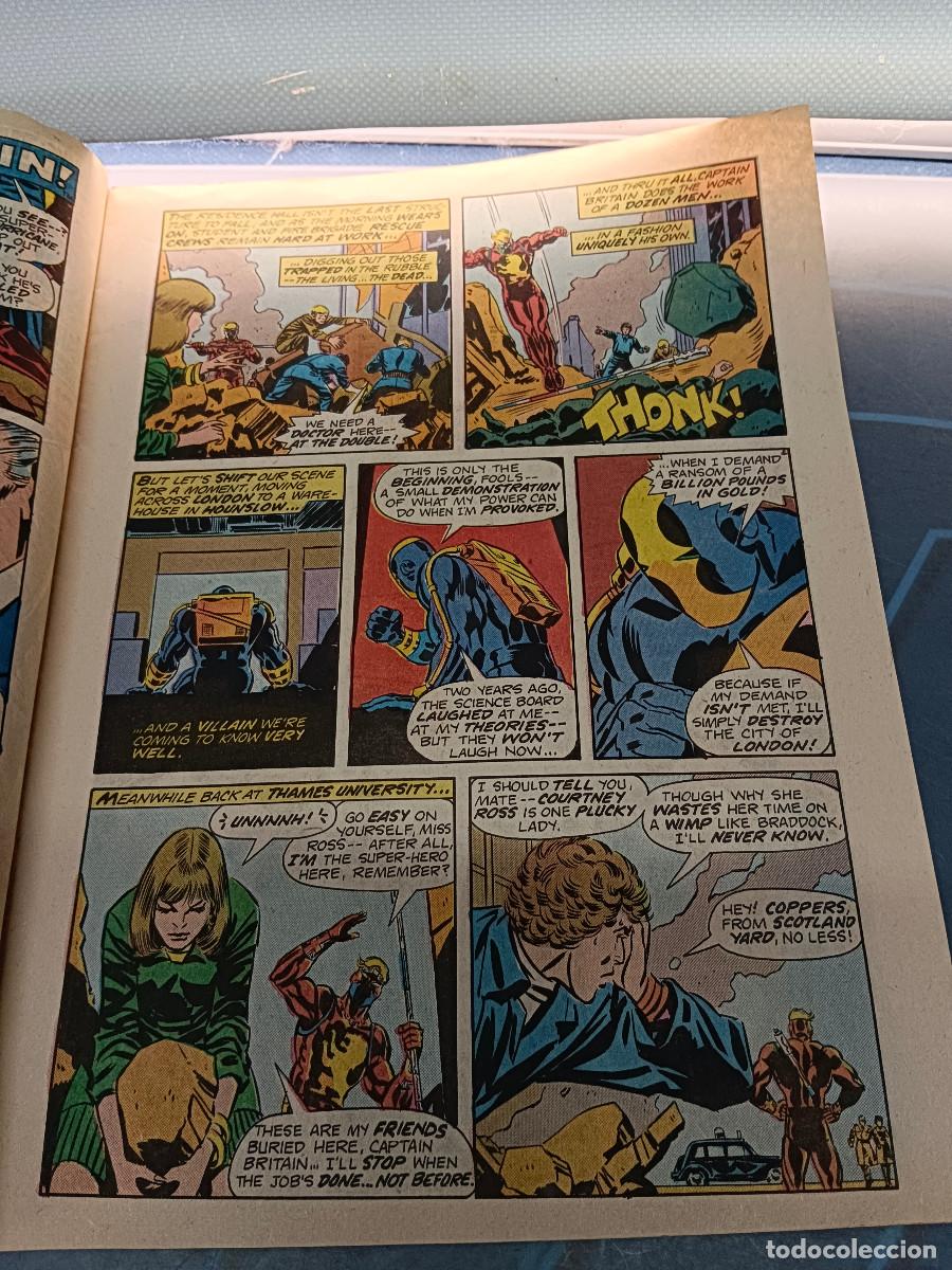 C&oacute;mics: Marvel Comic. Captain Britain #5, 1976. UK. - Foto 6