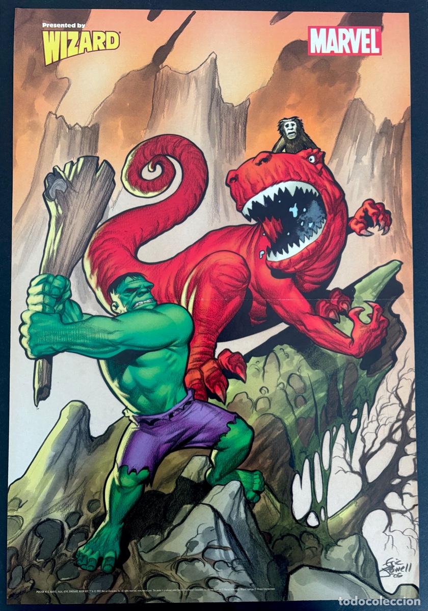 C&oacute;mics: POSTER WIZARD SPECIAL 2005 DOBLE CARA (WOLVERINE/HULK) - Foto 1