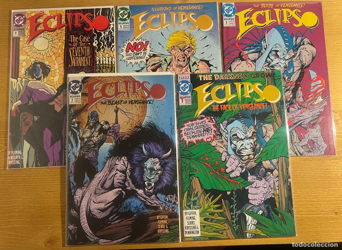 C&oacute;mics: ECLIPSO 1, 2, 3, 5, 8 DC comics lote 5 issues ingles USA - Foto 1