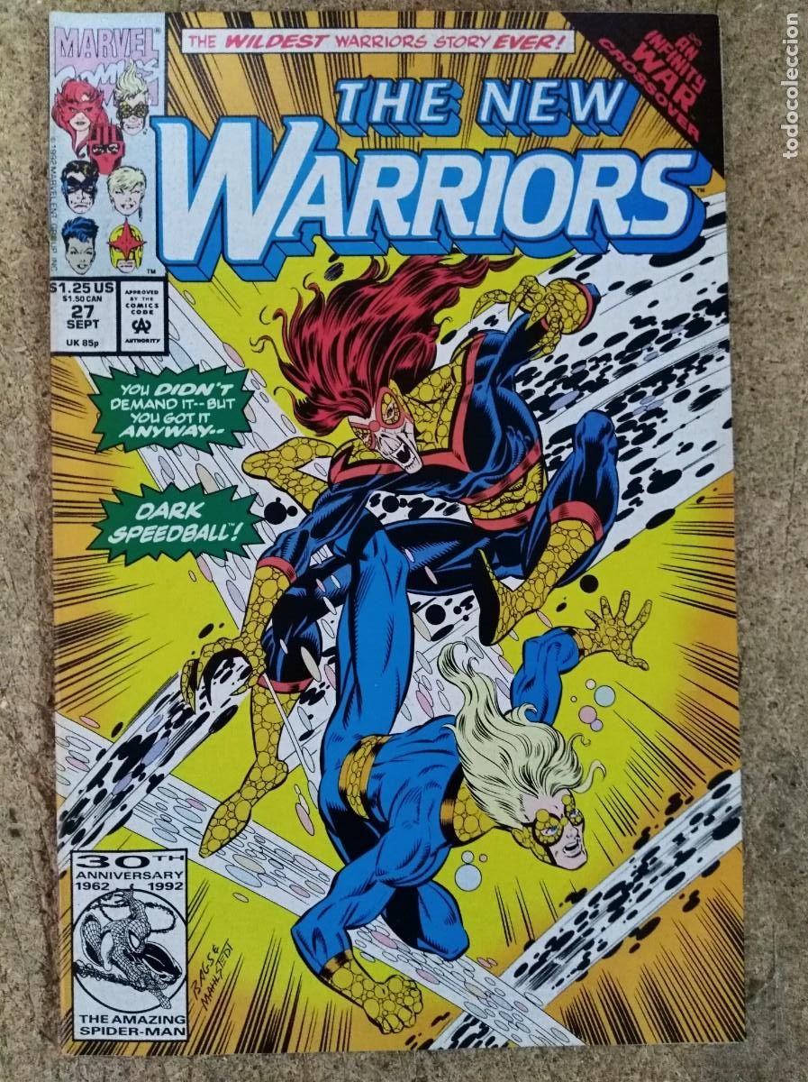 Comics: The New Warriors. 1st Series. #27. Marvel Comics