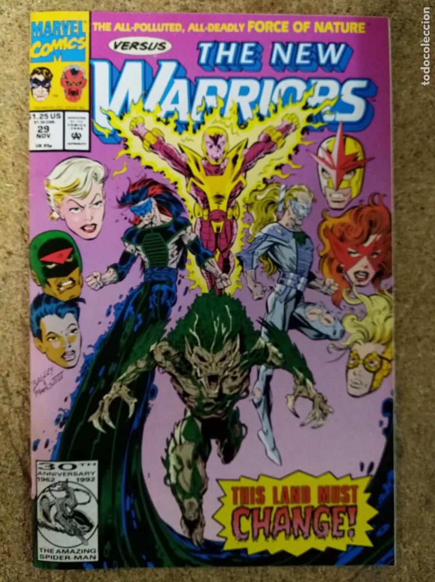 Comics: The New Warriors. 1st Series. #29. Marvel Comics