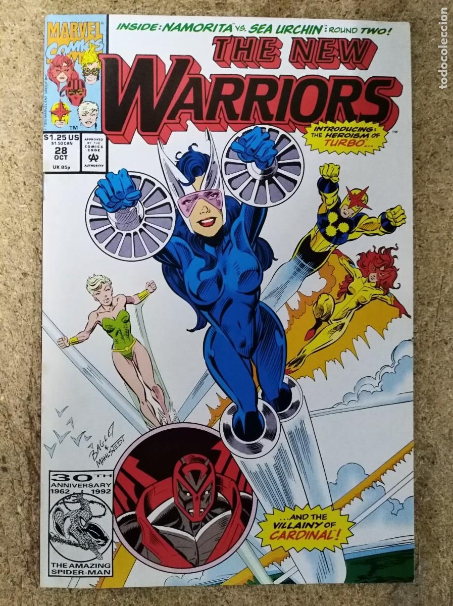 Comics: The New Warriors. 1st Series. #28. Marvel Comics