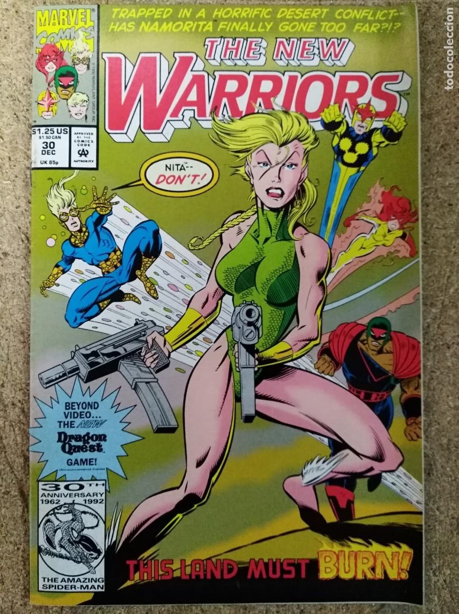 Comics: The New Warriors. 1st Series. #30. Marvel Comics