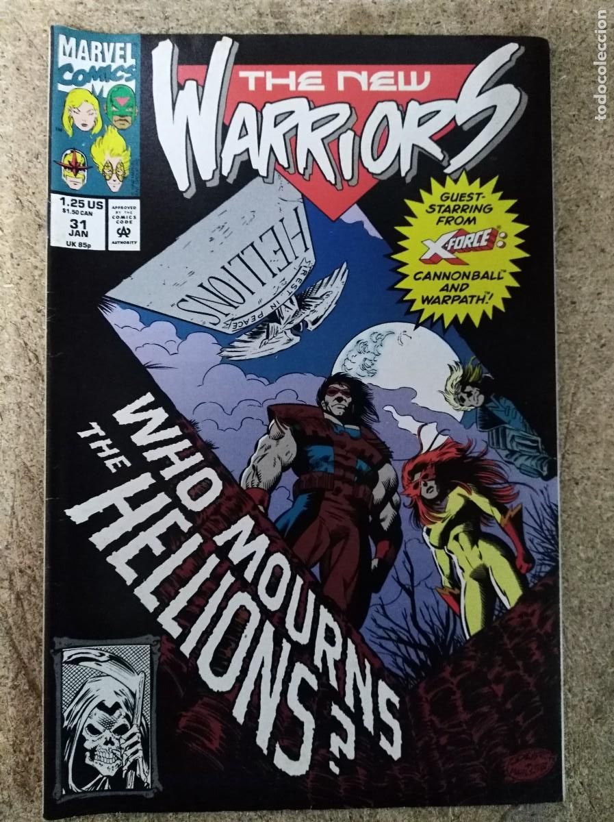 Comics: The New Warriors. 1st Series. #31. Marvel Comics