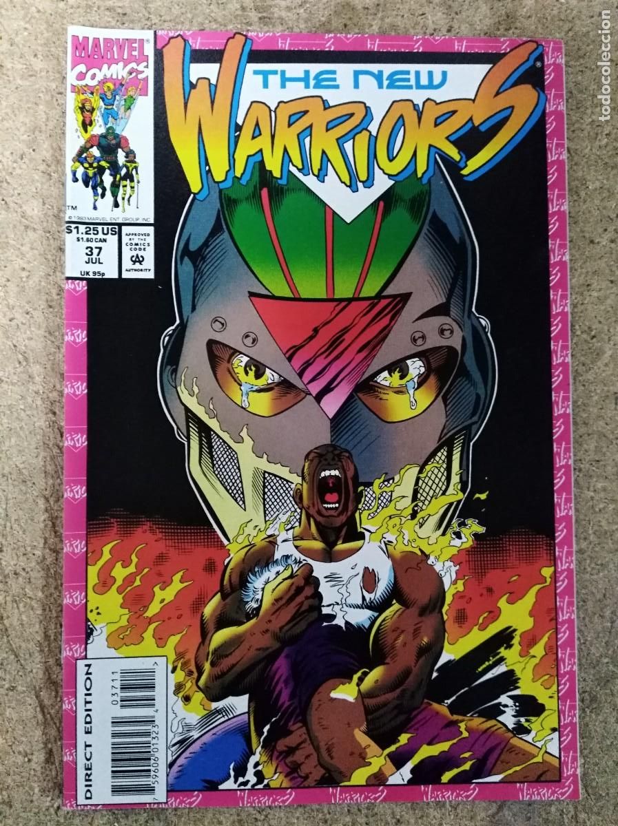 Comics: The New Warriors. 1st Series. #37. Marvel Comics