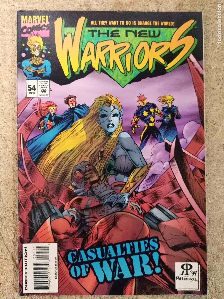 Comics: The New Warriors. 1st Series. #54. Marvel Comics