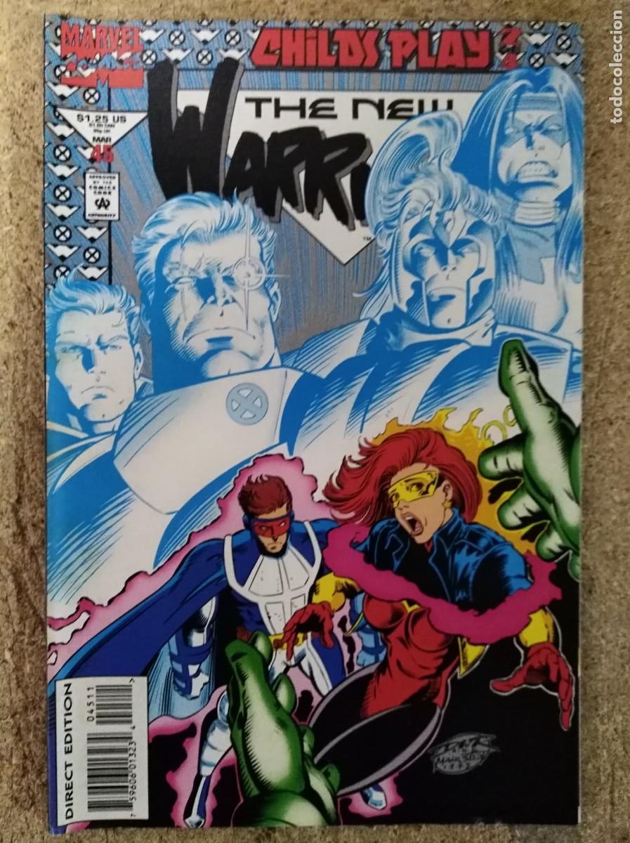 Comics: The New Warriors. 1st Series. #45. Marvel Comics