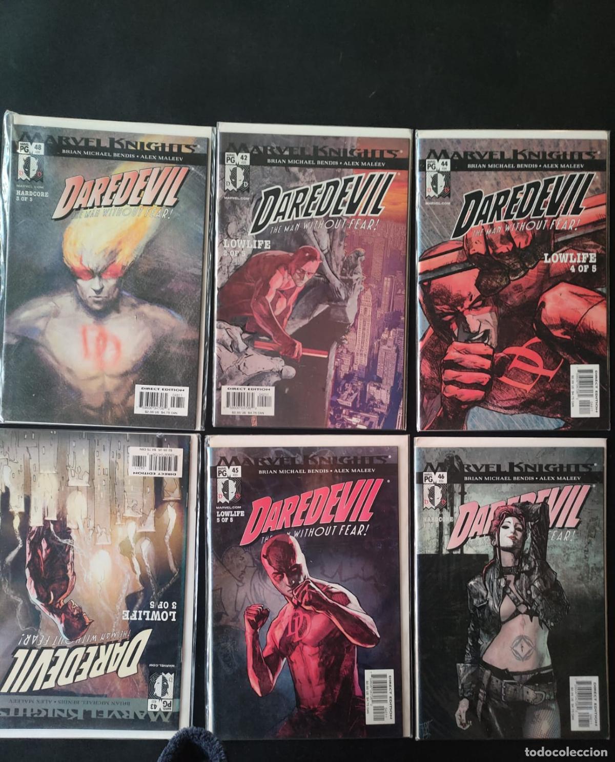 C&oacute;mics: MARVEL KNIGHTS DAREDEVIL NUMEROS 42,43,44,45,46,48 VERSION USA - Foto 1