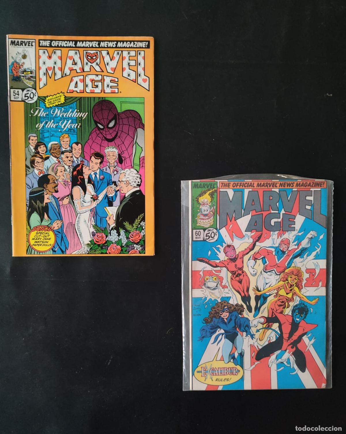 C&oacute;mics: MARVEL AGE NUMEROS 54 Y 60 VERSION USA - Foto 1