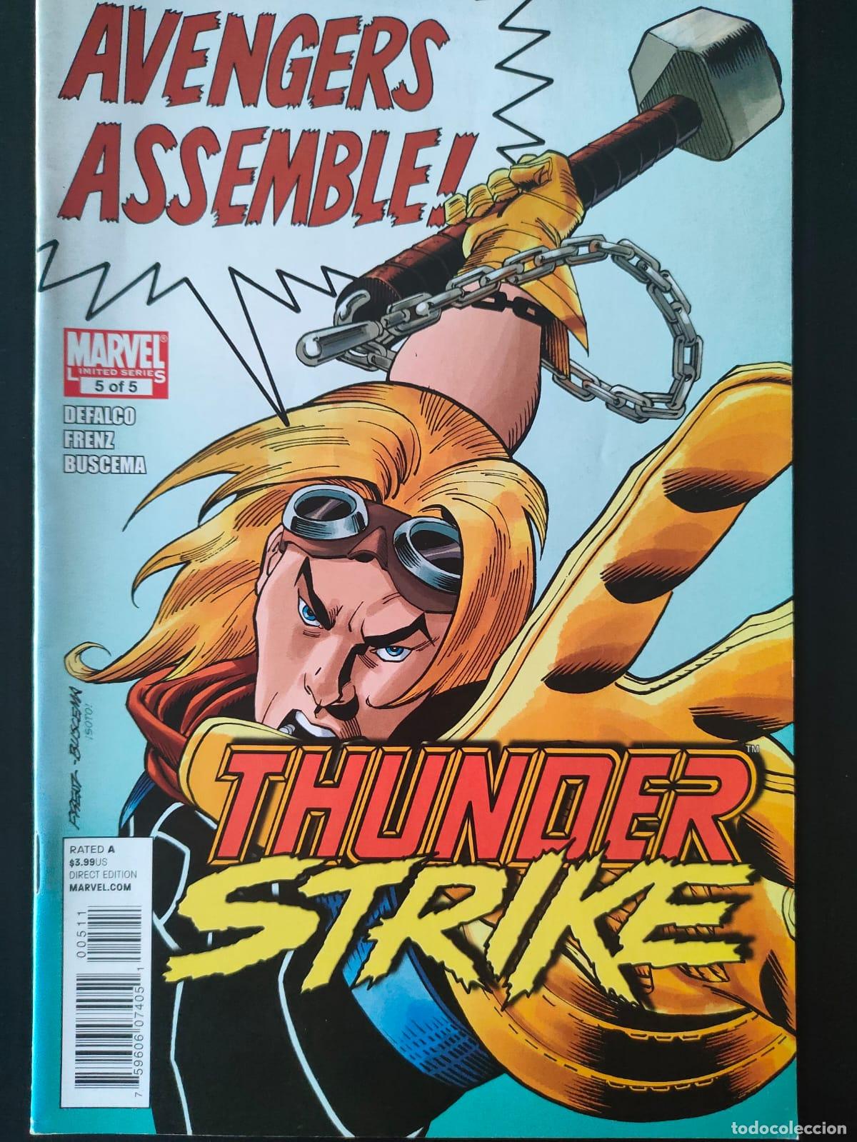 C&oacute;mics: AVENGERS ASSEMBLE THUNDER STRIKE 5 DE 5 VERSION USA - Foto 1