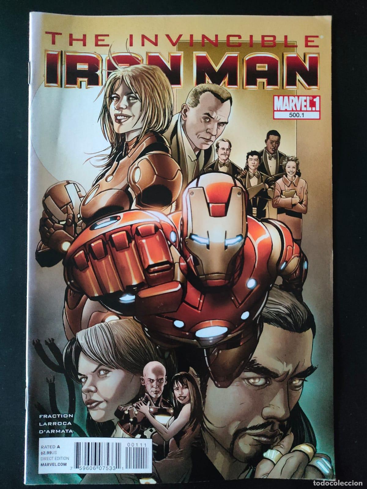 C&oacute;mics: THE INVINCIBLE IRON MAN NUMERO 500 VERSION USA - Foto 1