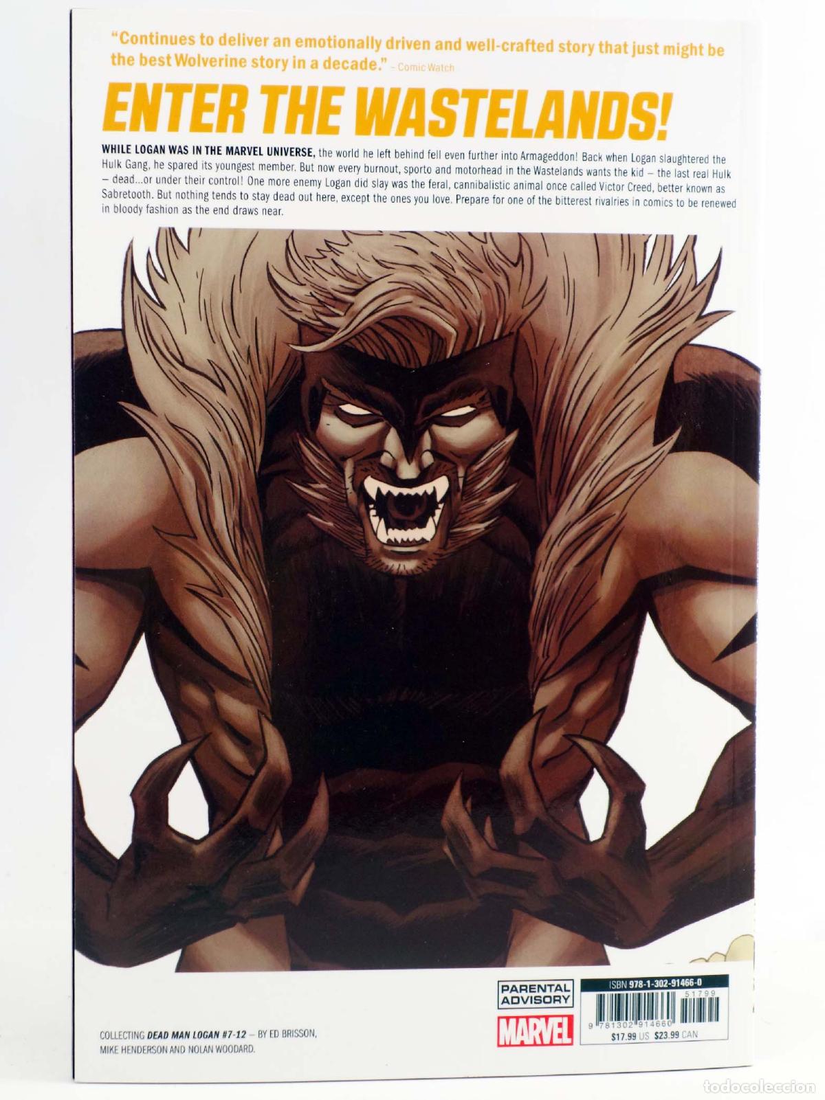 C&oacute;mics: WOLVERINE DEAD MAN LOGAN 2. WELCOME BACK, LOGAN TPB (Ed Brisson / Mike Henderson). EN INGL&Eacute;S. OFRT - Foto 2