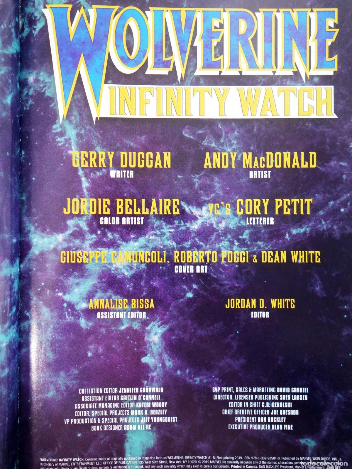 C&oacute;mics: WOLVERINE INFINITY WATCH TPB (Gerry Duggan / Andy Macdonald) Marvel, 1900. EN INGL&Eacute;S. OFRT - Foto 3