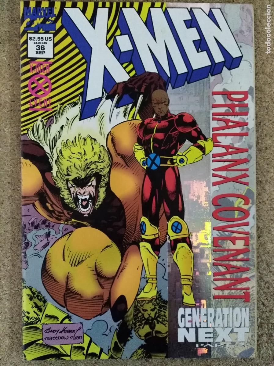 C&oacute;mics: X-Men. #36. 1st Series. Marvel - Foto 1