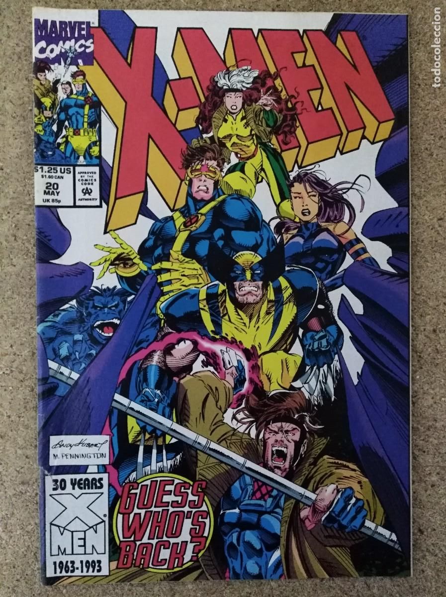 C&oacute;mics: X-Men. #20. 1st Series. Marvel - Foto 1