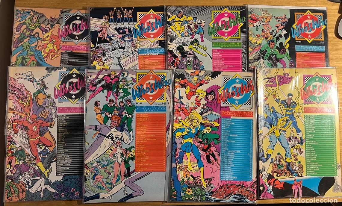 C&oacute;mics: WHOS WHO DC GUIDE comics lote 16 numeros ingles USA - Foto 1