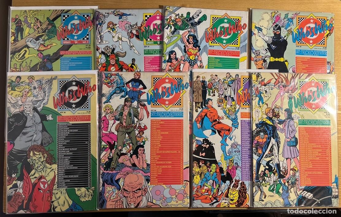 C&oacute;mics: WHOS WHO DC GUIDE comics lote 16 numeros ingles USA - Foto 2