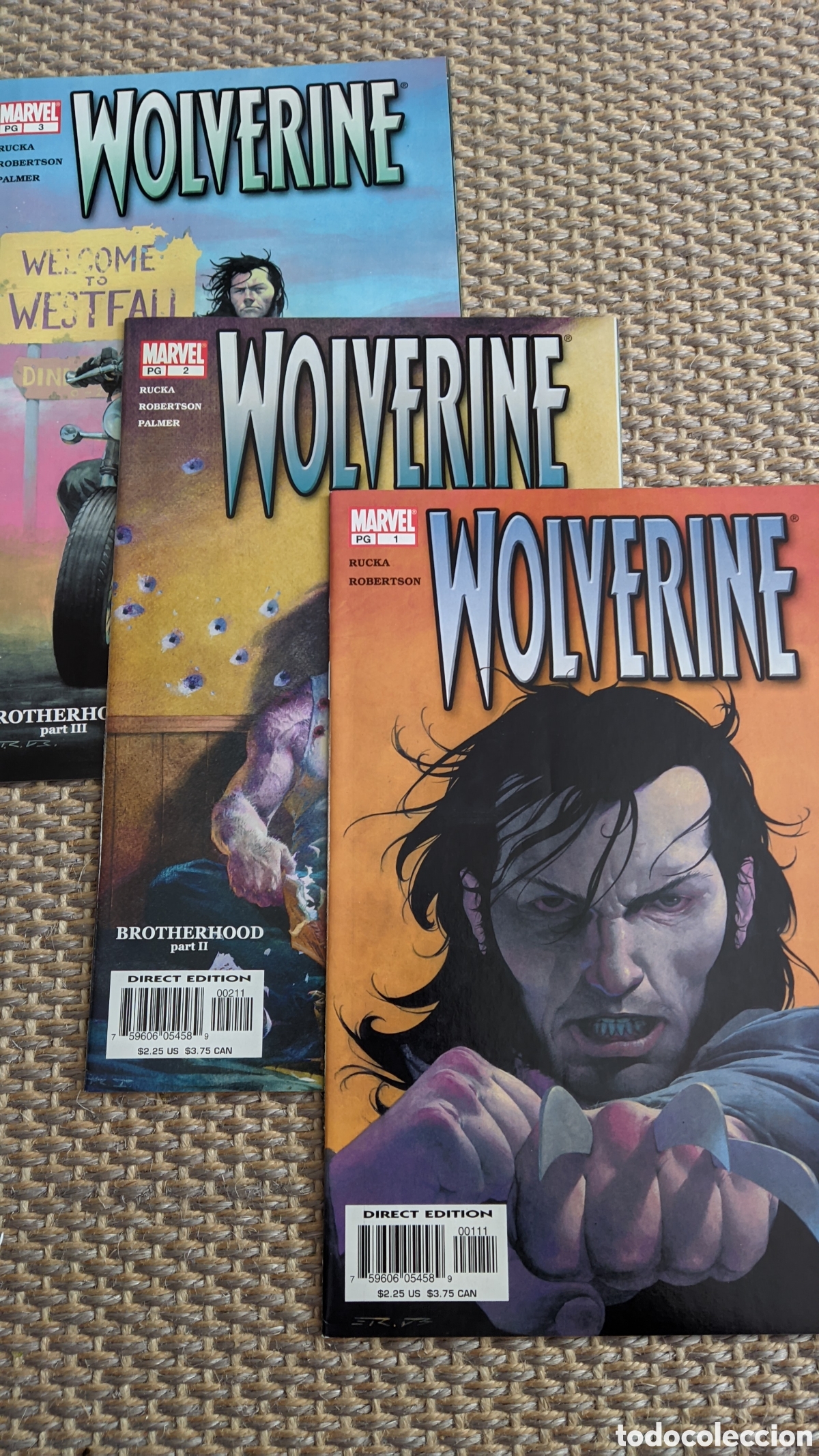 C&oacute;mics: Wolverine (2nd series) 1,2,3 Marvel 2003 - Foto 1