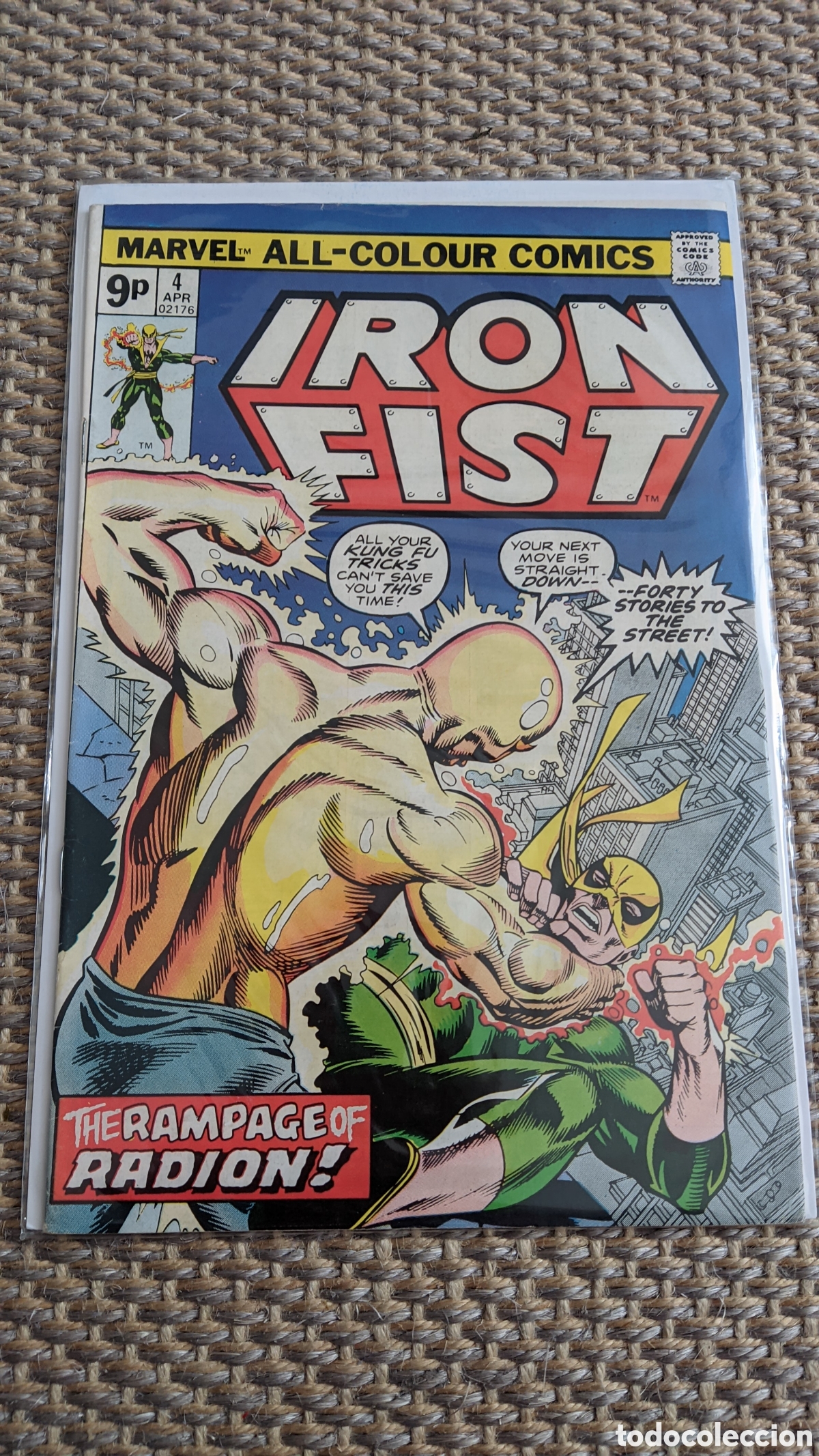 C&oacute;mics: Iron Fist 4 Marvel 1976 - Foto 1