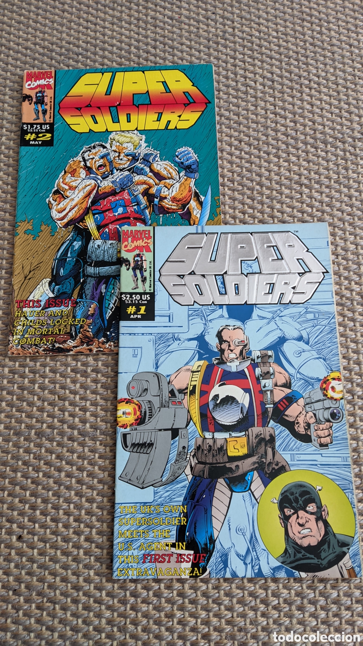 Comics: Super Soldiers 1 & 2 Marvel 1992