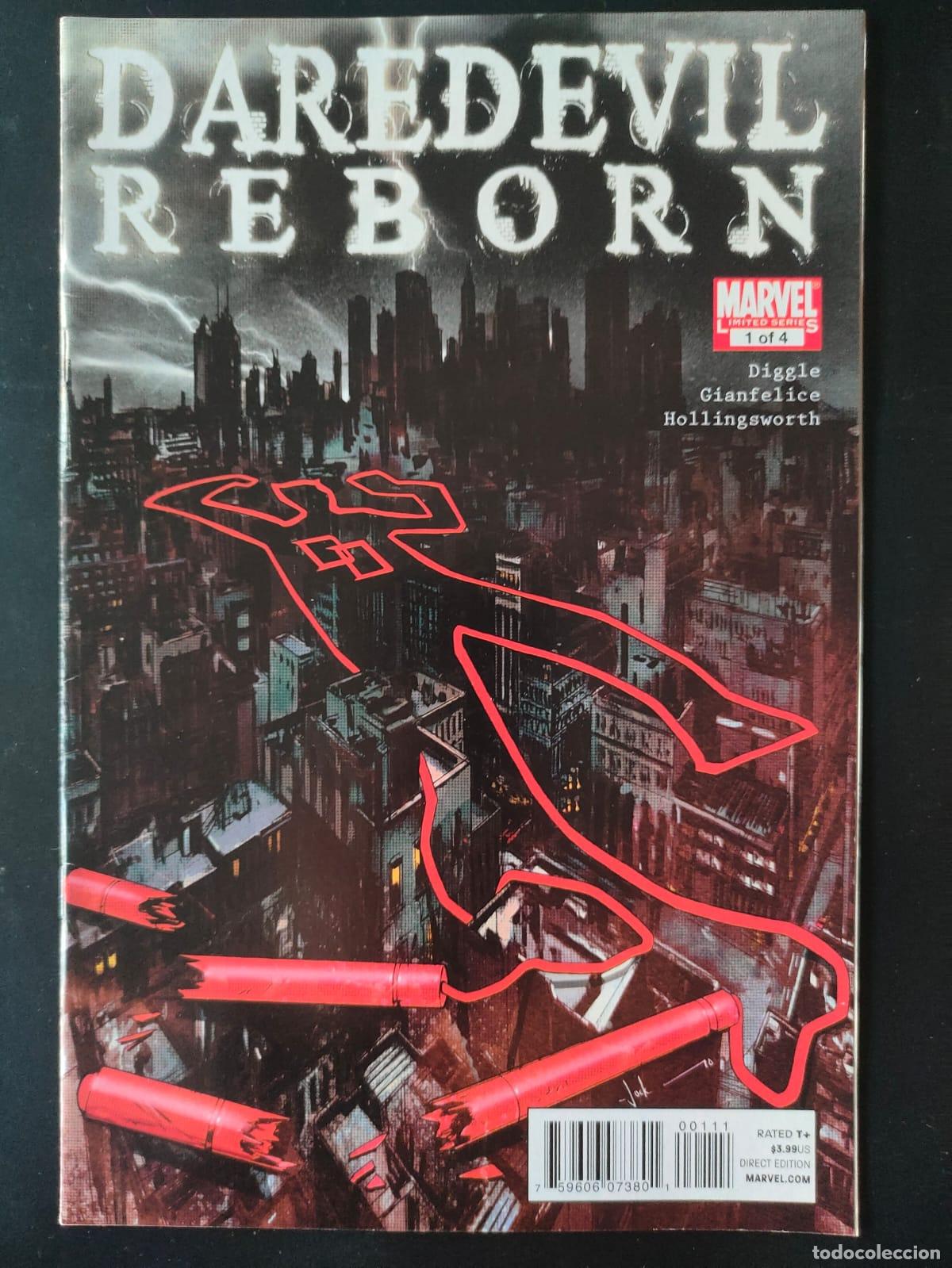 C&oacute;mics: DAREDEVIL REBORN 1 DE 4 VERSION USA - Foto 1