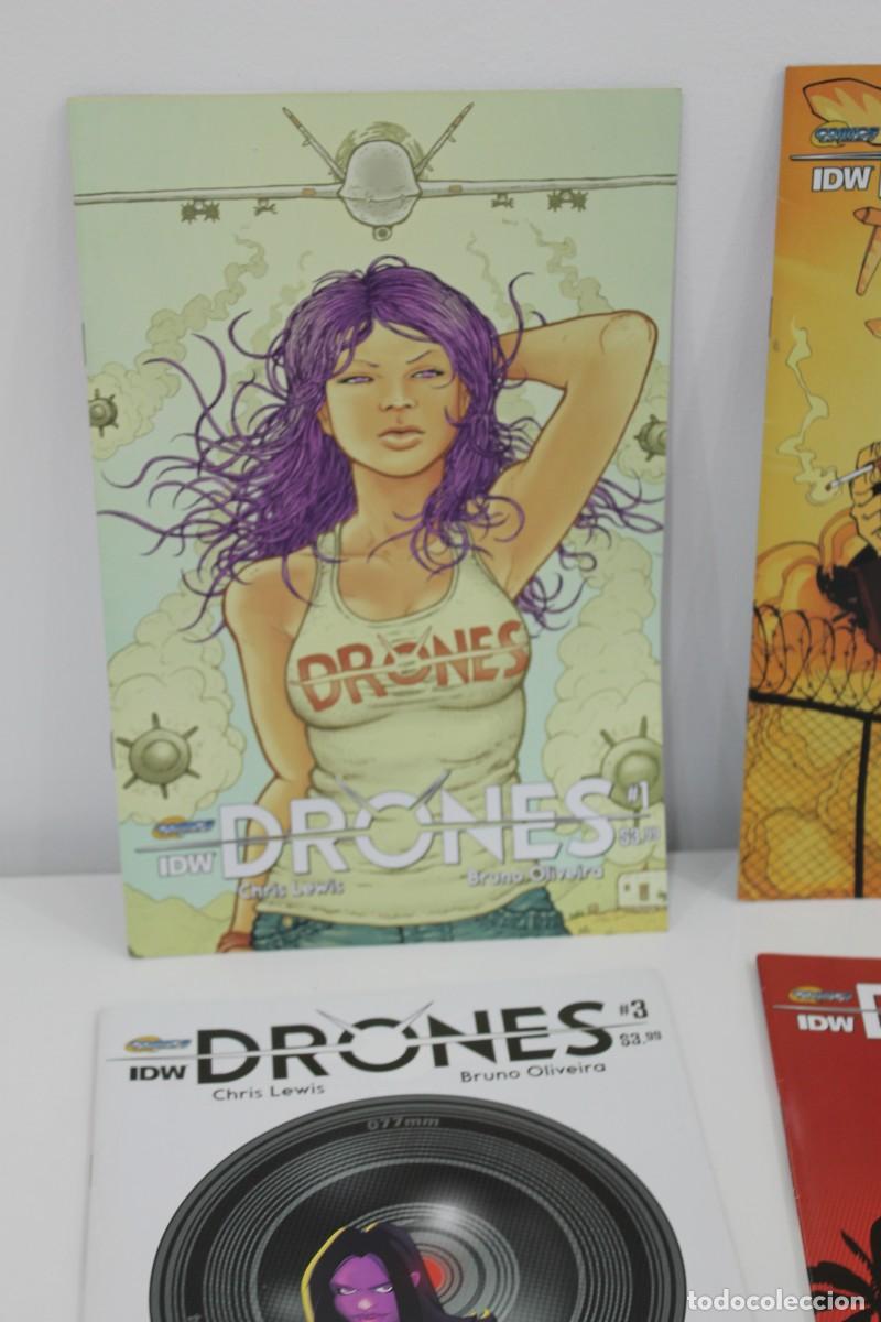 C&oacute;mics: IDW DRONES DEL N&ordm; 1 AL N&ordm; 4 USA EN INGLES COMIC 2015 - Foto 2