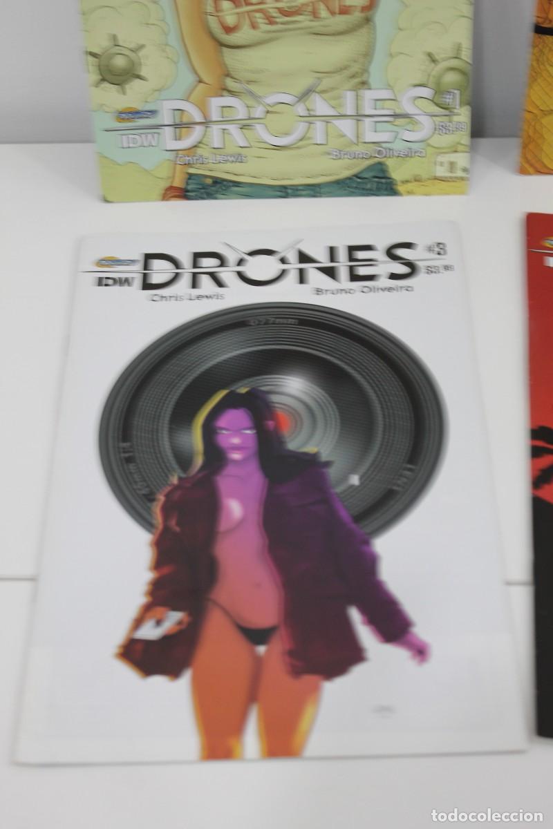 C&oacute;mics: IDW DRONES DEL N&ordm; 1 AL N&ordm; 4 USA EN INGLES COMIC 2015 - Foto 4