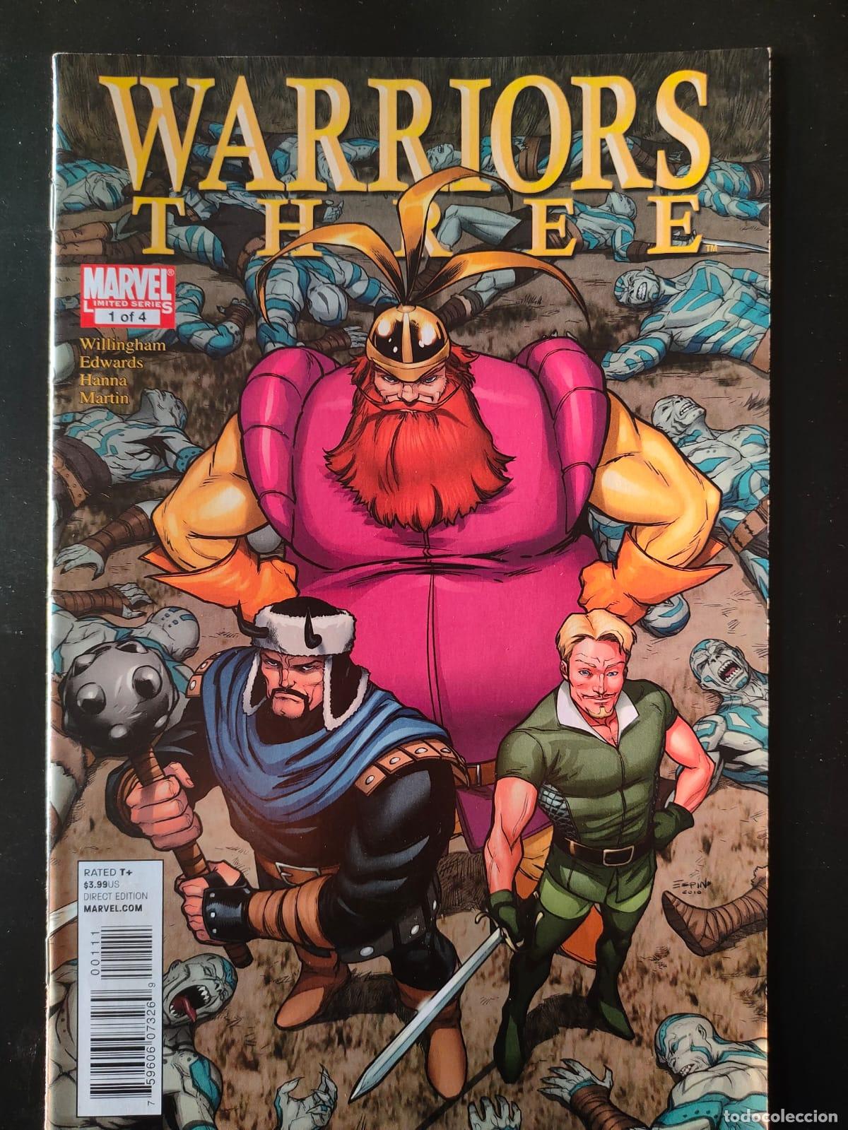 C&oacute;mics: WARRIORS THREE 1 DE 4 VERSION USA - Foto 1