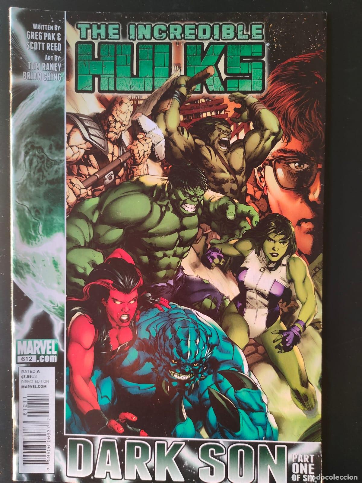 C&oacute;mics: THE INCREIBLE HULKS NUMERO 612 VERSION USA - Foto 1