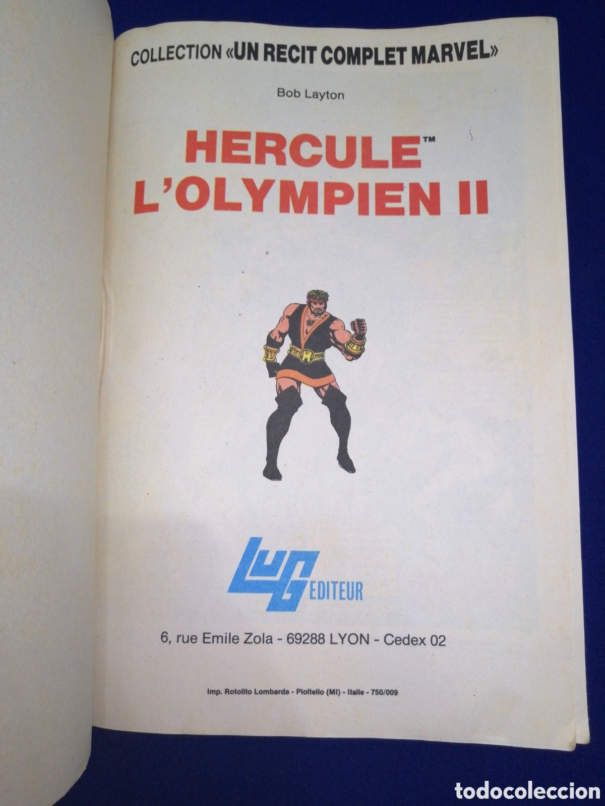C&oacute;mics: HERCULE LOLYMPIEN II- MARVEL 1984 FRANCIA - Foto 2