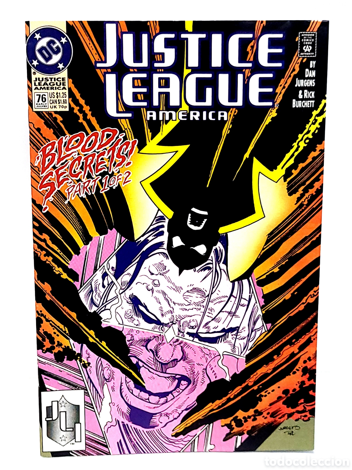 C&oacute;mics: DE KIOSCO JUSTICE LEAGUE AMERICA 76 DC COMICS CODE AUTHORITY USA - Foto 1