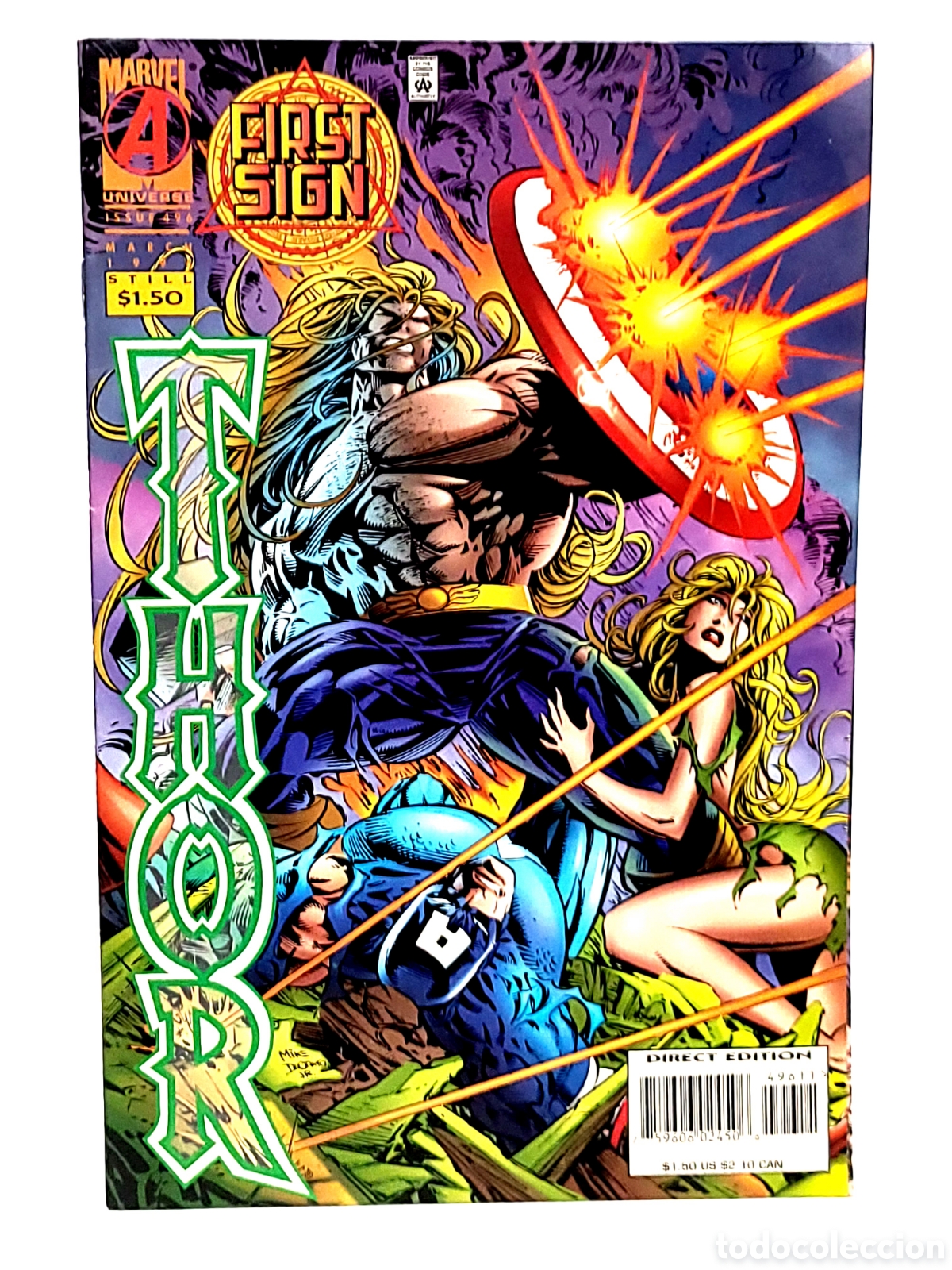 C&oacute;mics: DE KIOSCO THOR 496 USA COMICS MARVEL DIRECT EDITION - Foto 1