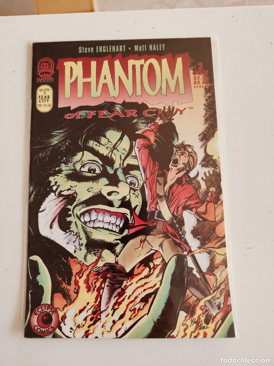 C&oacute;mics: Phantom of Fear City 2 Claypool Comics Eclipse 1993 - Foto 1