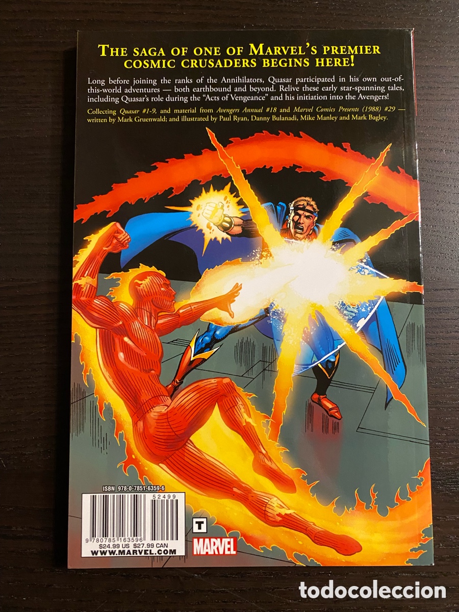 C&oacute;mics: Quasar Classic &ndash; Mark Gruenwald / Paul Ryan &ndash; Marvel TPB - Foto 3
