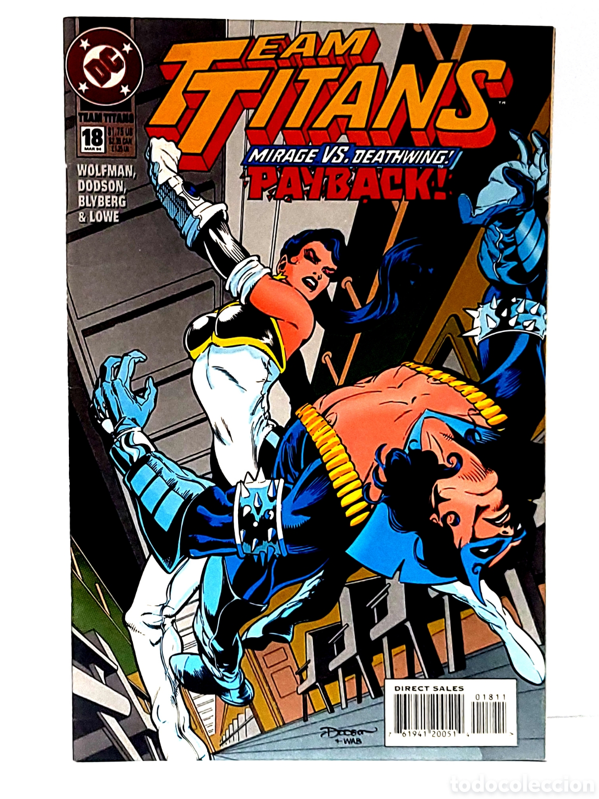 C&oacute;mics: DE KIOSCO TEAM TITANS 18 DC COMICS USA - Foto 1