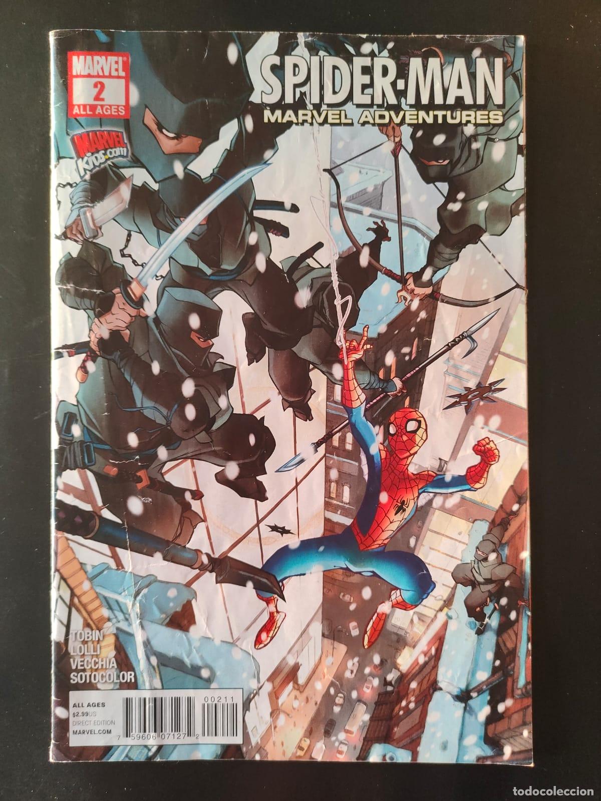 C&oacute;mics: SPIDERMAN MARVEL ADVENTURES NUMERO 2 VERSION USA - Foto 1