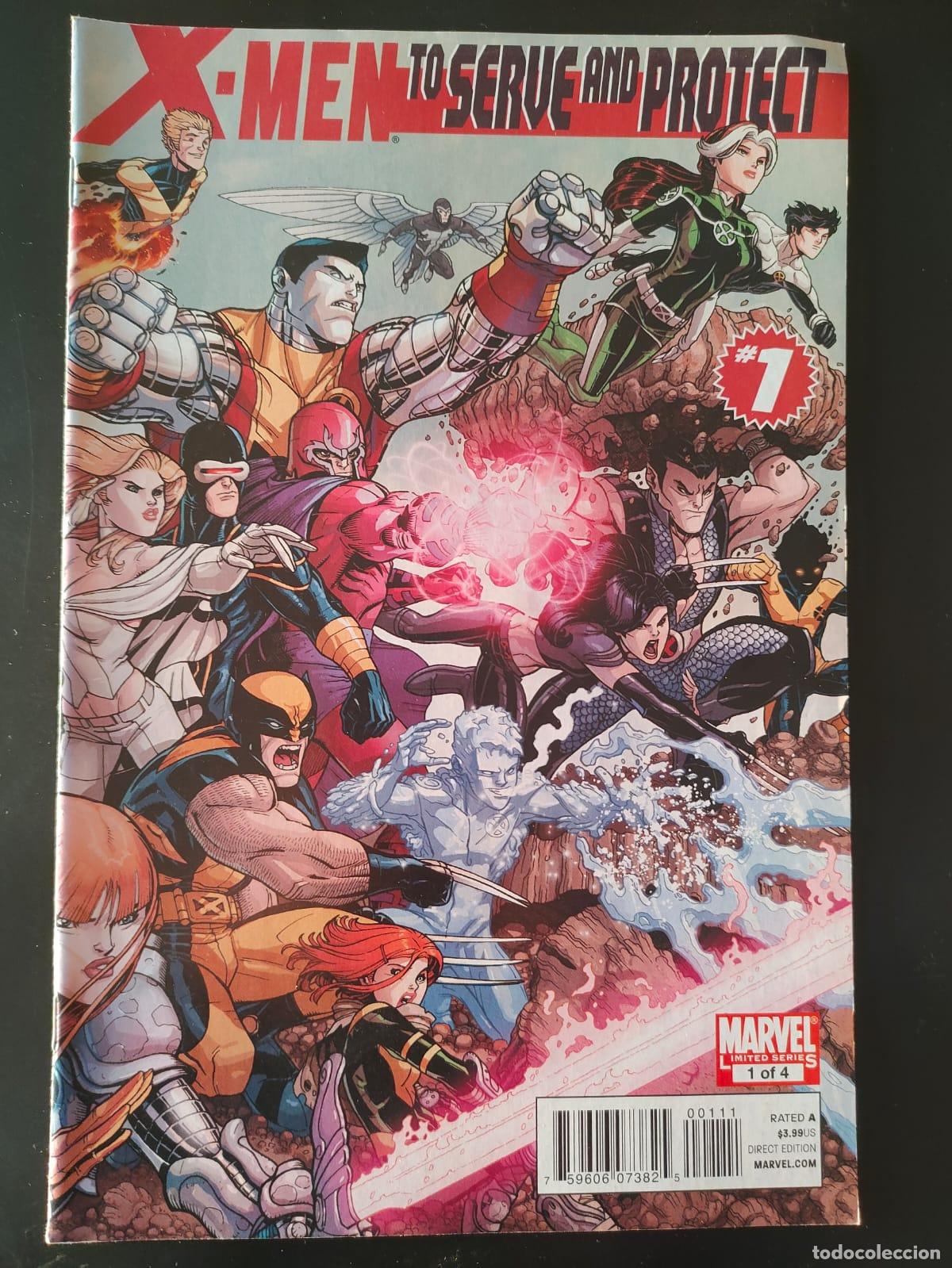 C&oacute;mics: X MEN TO SERVER AND PROTECT 1 DE 4 VERSION USA - Foto 1