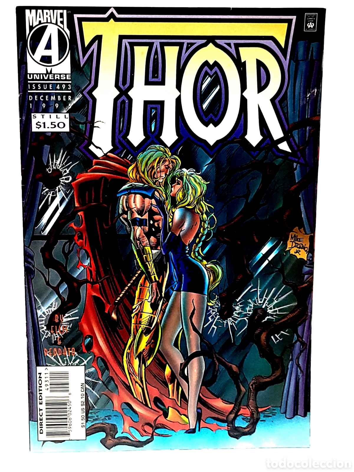 C&oacute;mics: DE KIOSCO THOR 493 VOL1 MARVEL COMICS USA - Foto 1