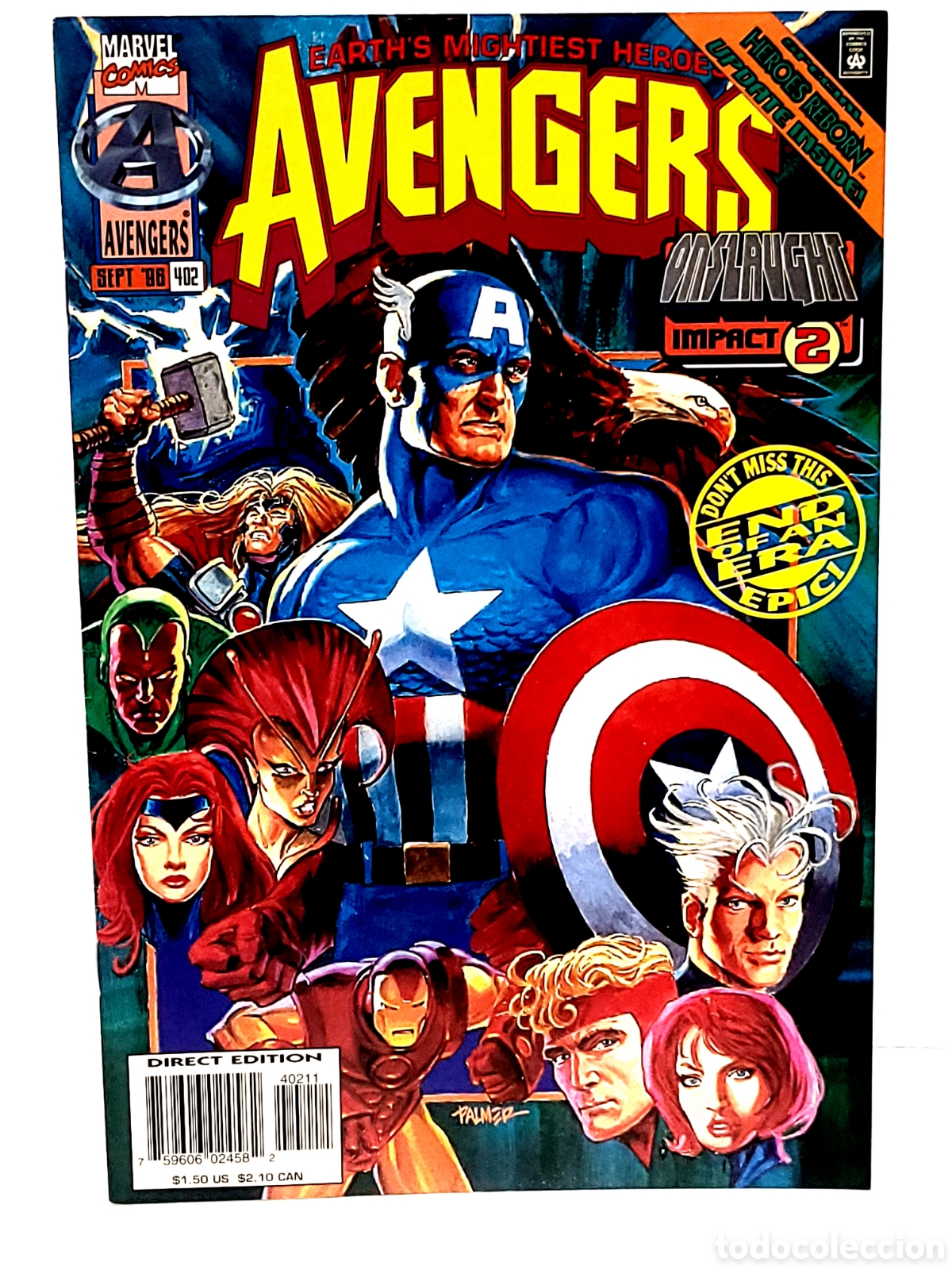 C&oacute;mics: DE KIOSCO AVENGERS 402 VOL1 MARVEL COMICS USA - Foto 1
