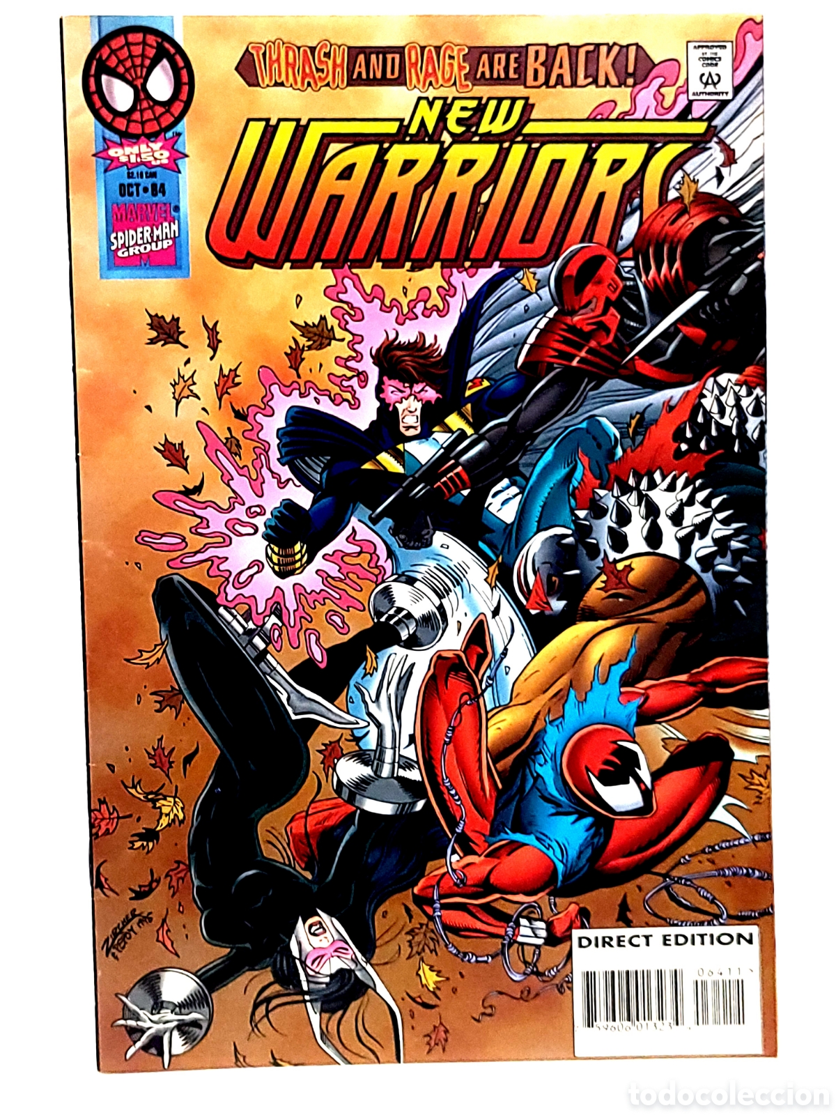 C&oacute;mics: EXCELENTE ESTADO THE NEW WARRIOR 64 MARVEL COMICS USA - Foto 1