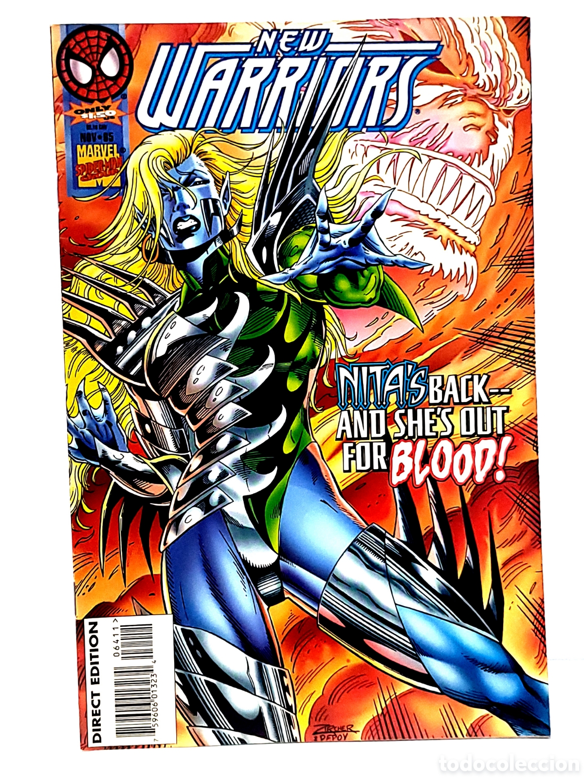 C&oacute;mics: EXCELENTE ESTADO THE NEW WARRIOR 65 MARVEL COMICS USA - Foto 1