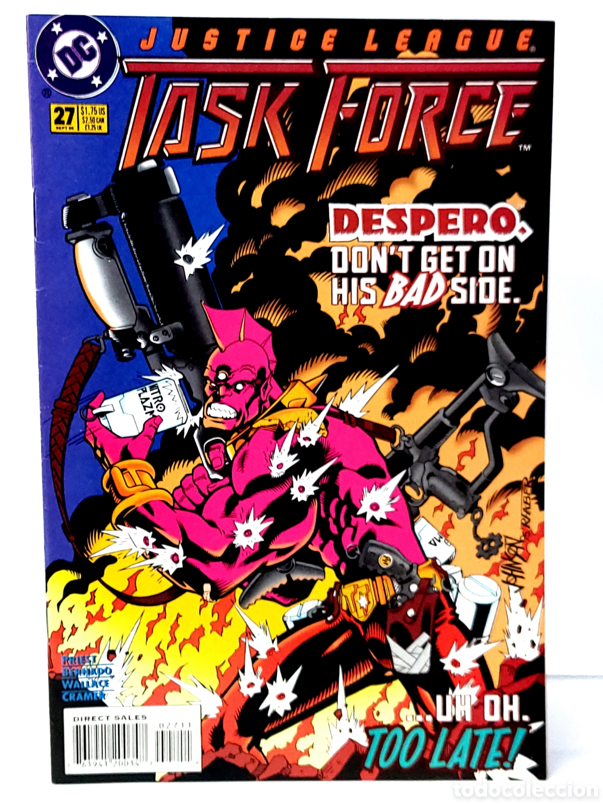 C&oacute;mics: EXCELENTE ESTADO JUSTICE LEAGUE TASK FORCE 27 DC COMICS USA - Foto 1