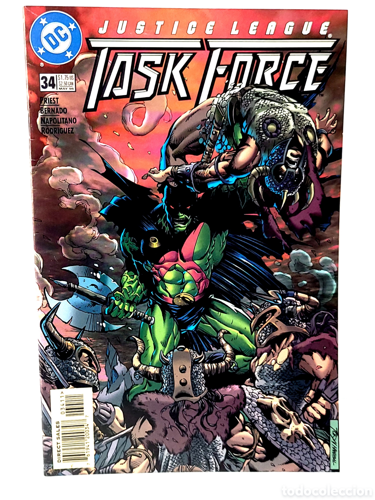 C&oacute;mics: EXCELENTE ESTADO JUSTICE LEAGUE TASK FORCE 34 DC COMICS USA - Foto 1