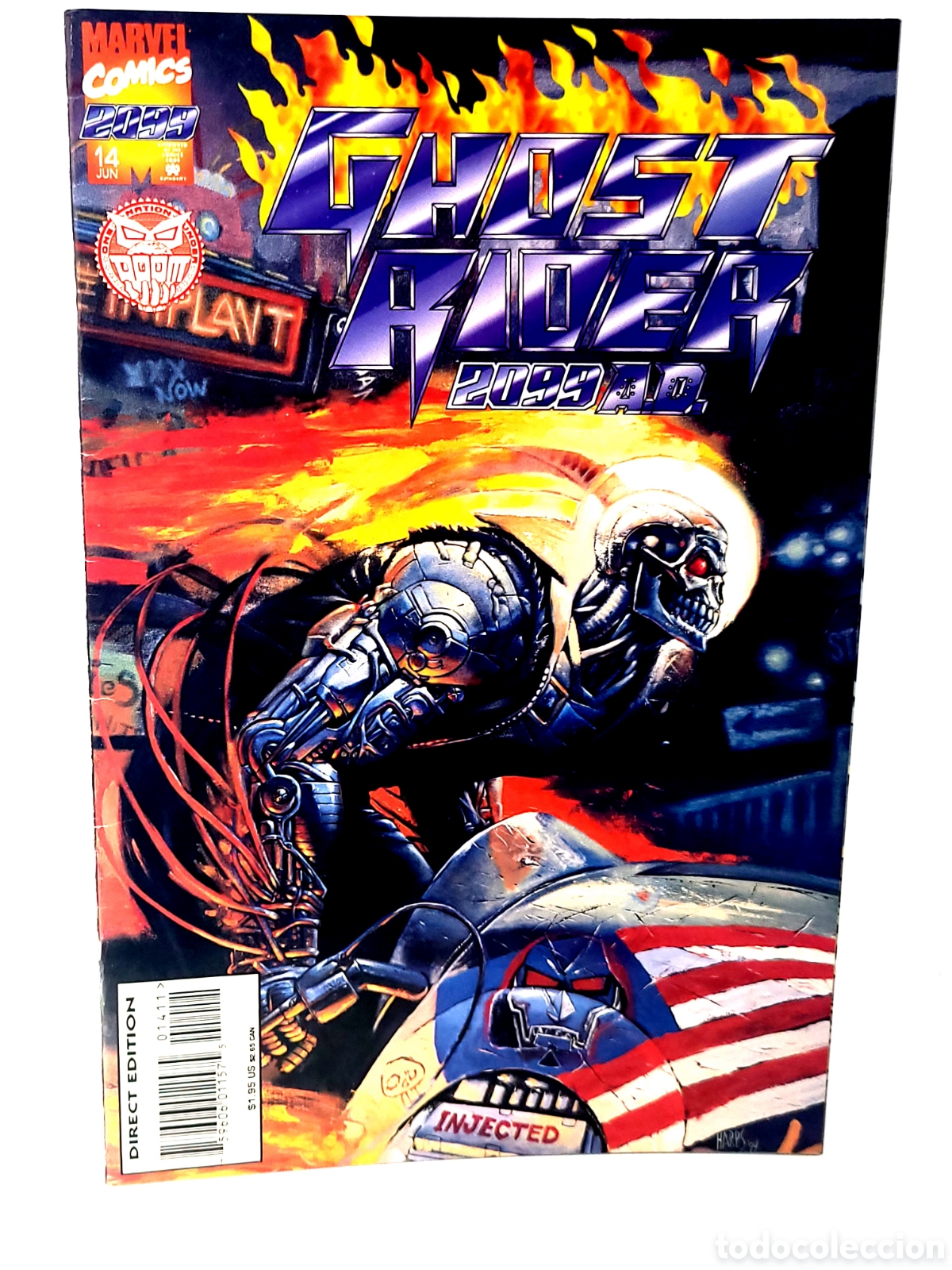 C&oacute;mics: EXCELENTE ESTADO GHOST RIDER 2099 A.D 14 MARVEL COMICS USA - Foto 1