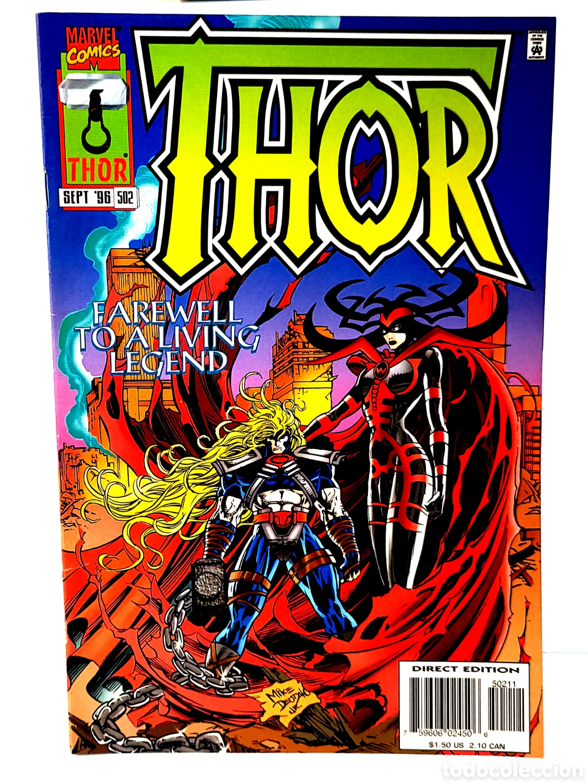 C&oacute;mics: EXCELENTE ESTADO THOR 502 MARVEL COMICS USA - Foto 1