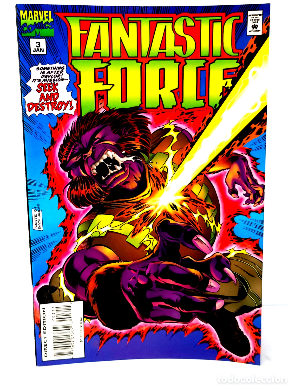 C&oacute;mics: EXCELENTE ESTADO FANTASTIC FORCE 3 MARVEL COMICS USA - Foto 1