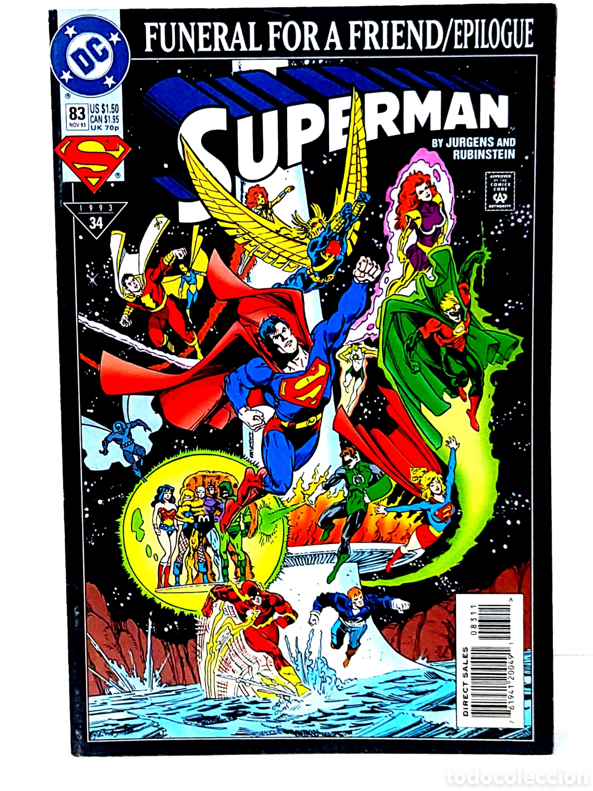 C&oacute;mics: EXCELENTE ESTADO SUPERMAN 83 DC COMICS USA - Foto 1