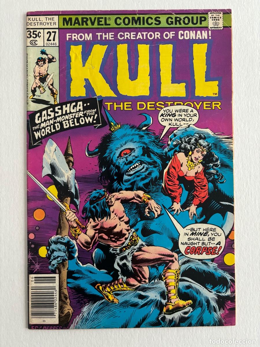 C&oacute;mics: KULL THE DESTROYER # 27 MARVEL ORIGINAL USA 1978 - Foto 1