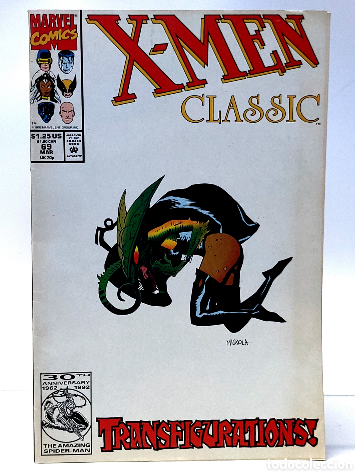 C&oacute;mics: EXCELENTE ESTADO X-MEN CLASSIC 69 MARVEL COMICS USA - Foto 1