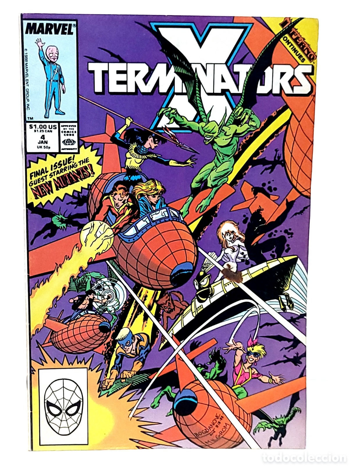 C&oacute;mics: EXCELENTE ESTADO X-TERMINATORS 4 MARVEL COMICS USA - Foto 1